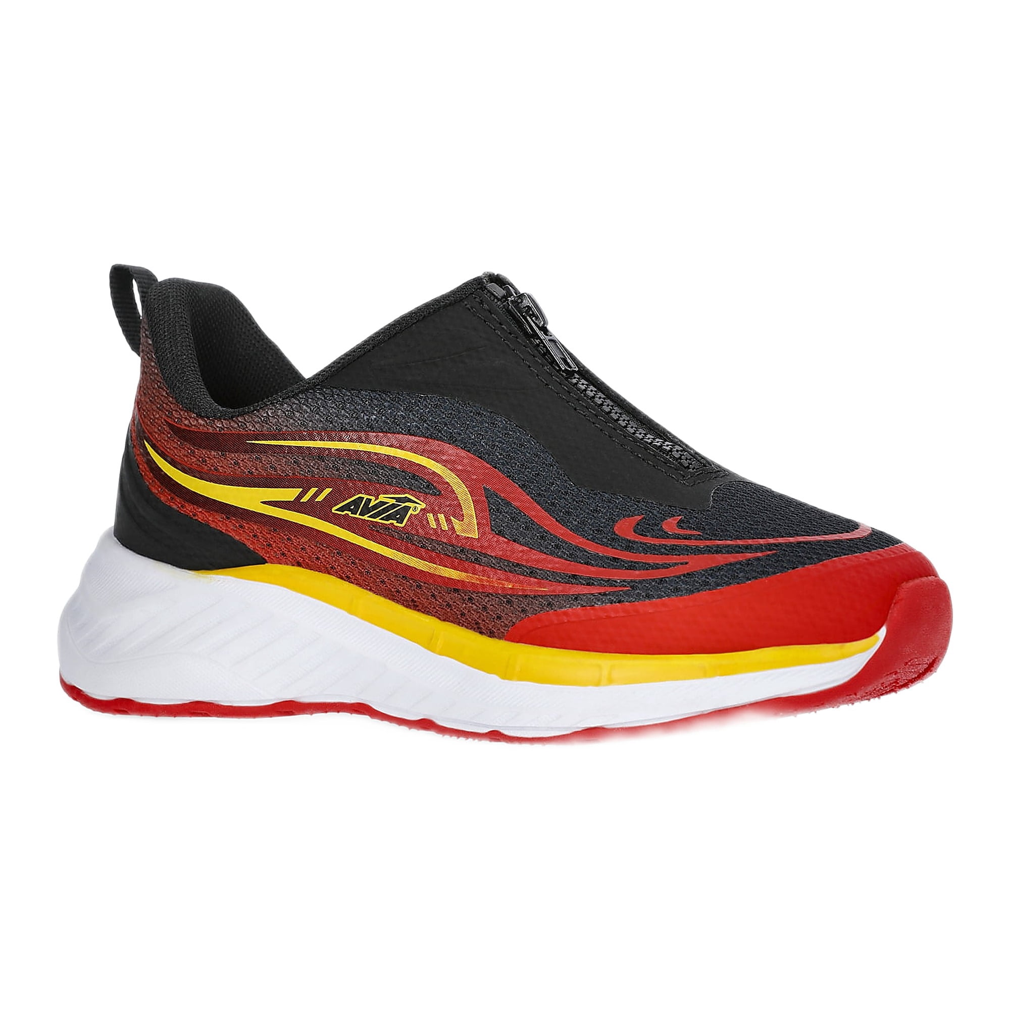 Avia Little and Big Kids Zip Easy On Athletic Sneakers