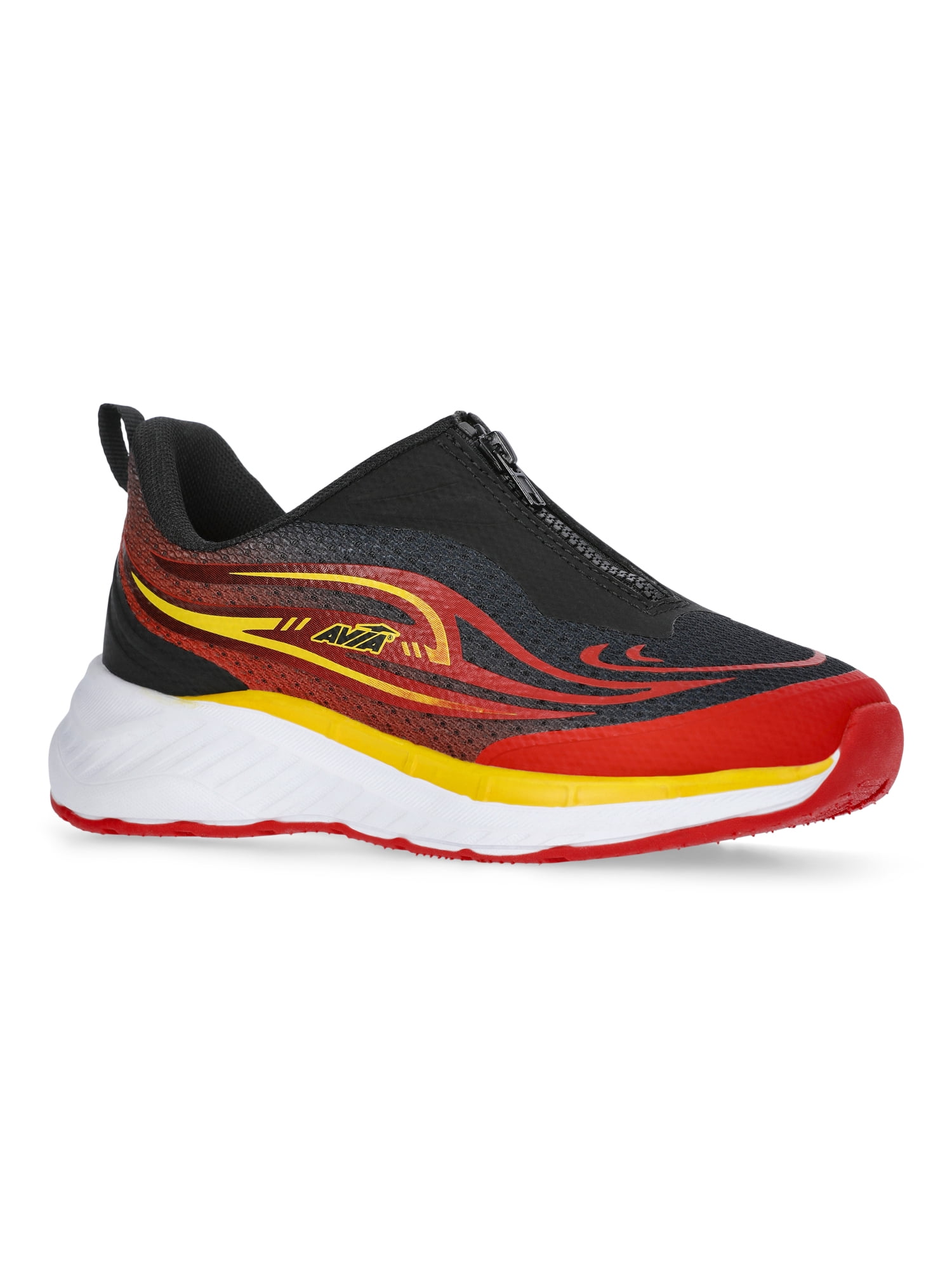 Avia Little and Big Kids Zip Easy On Athletic Sneakers