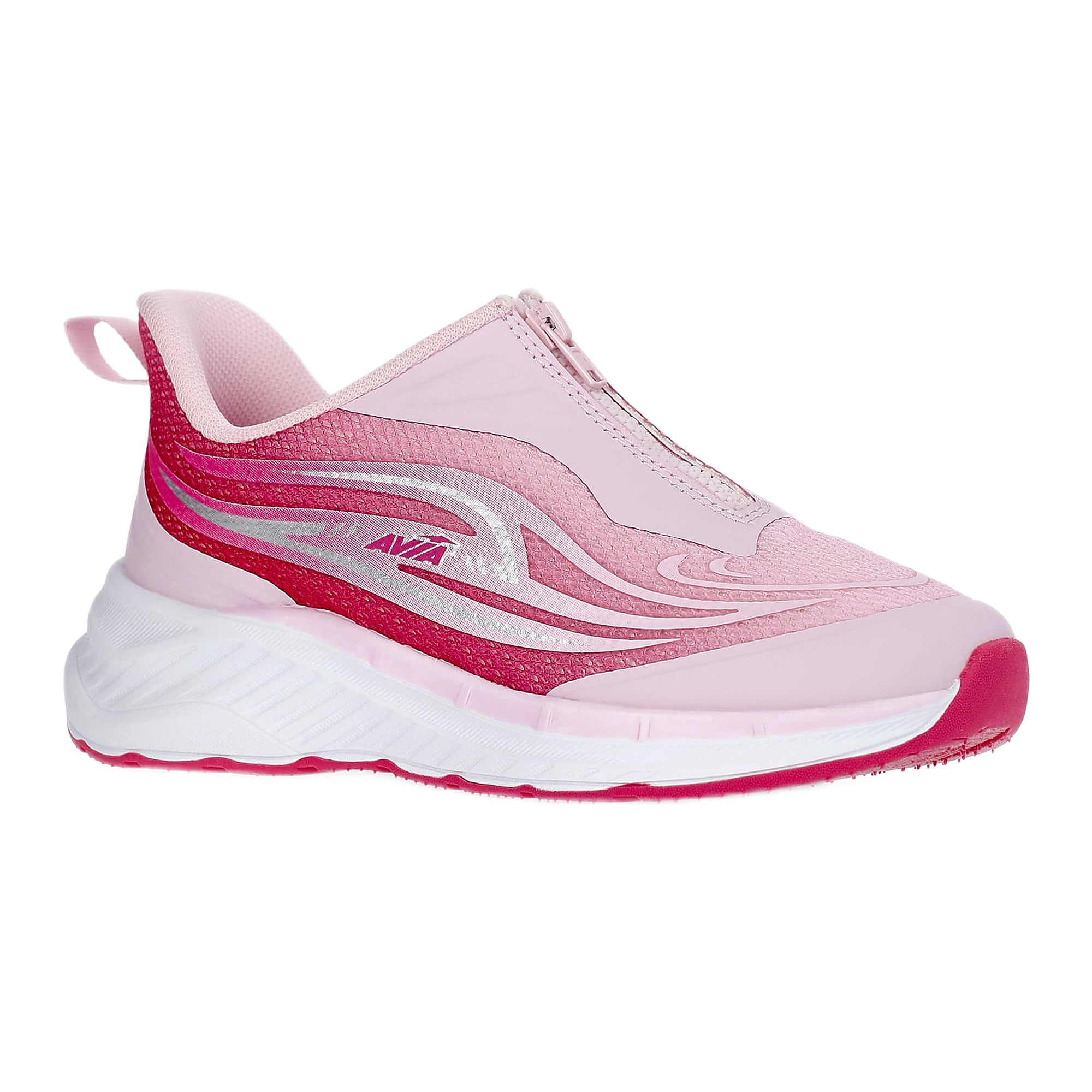Avia Little and Big Kids Zip Easy On Athletic Sneakers