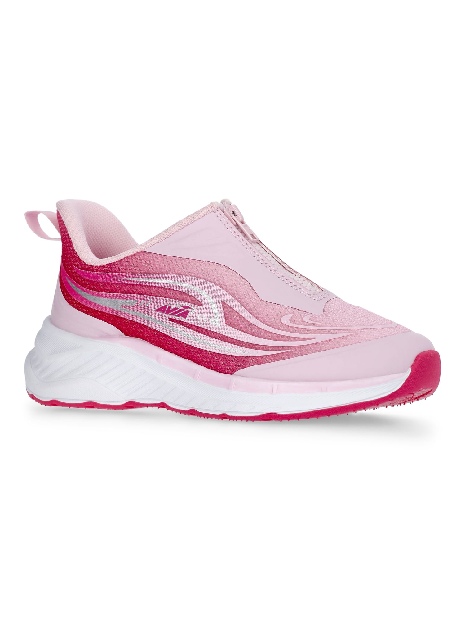 Avia Little and Big Kids Zip Easy On Athletic Sneakers