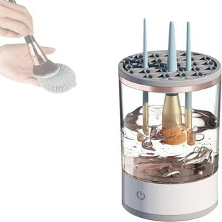Fesmey Automatic Makeup Brush Cleaner Machine,Spinning Makeup Brush Cleaner  and Dryer,Super-Fast Electric Make Up Brush Cleaner Cleanser Machine with