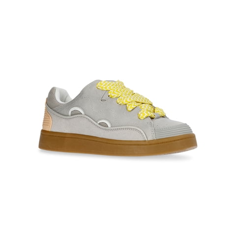 Unisex Lace-Up Chunky Skate Sneakers