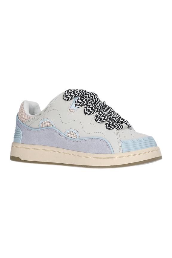 Unisex Lace-Up Chunky Skate Sneakers