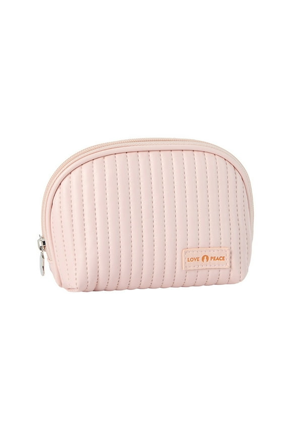 Cute Makeup Bag Mini Cosmetic Pouch For Women Small Quilted Beauty Bag Handy Zipper Pouch