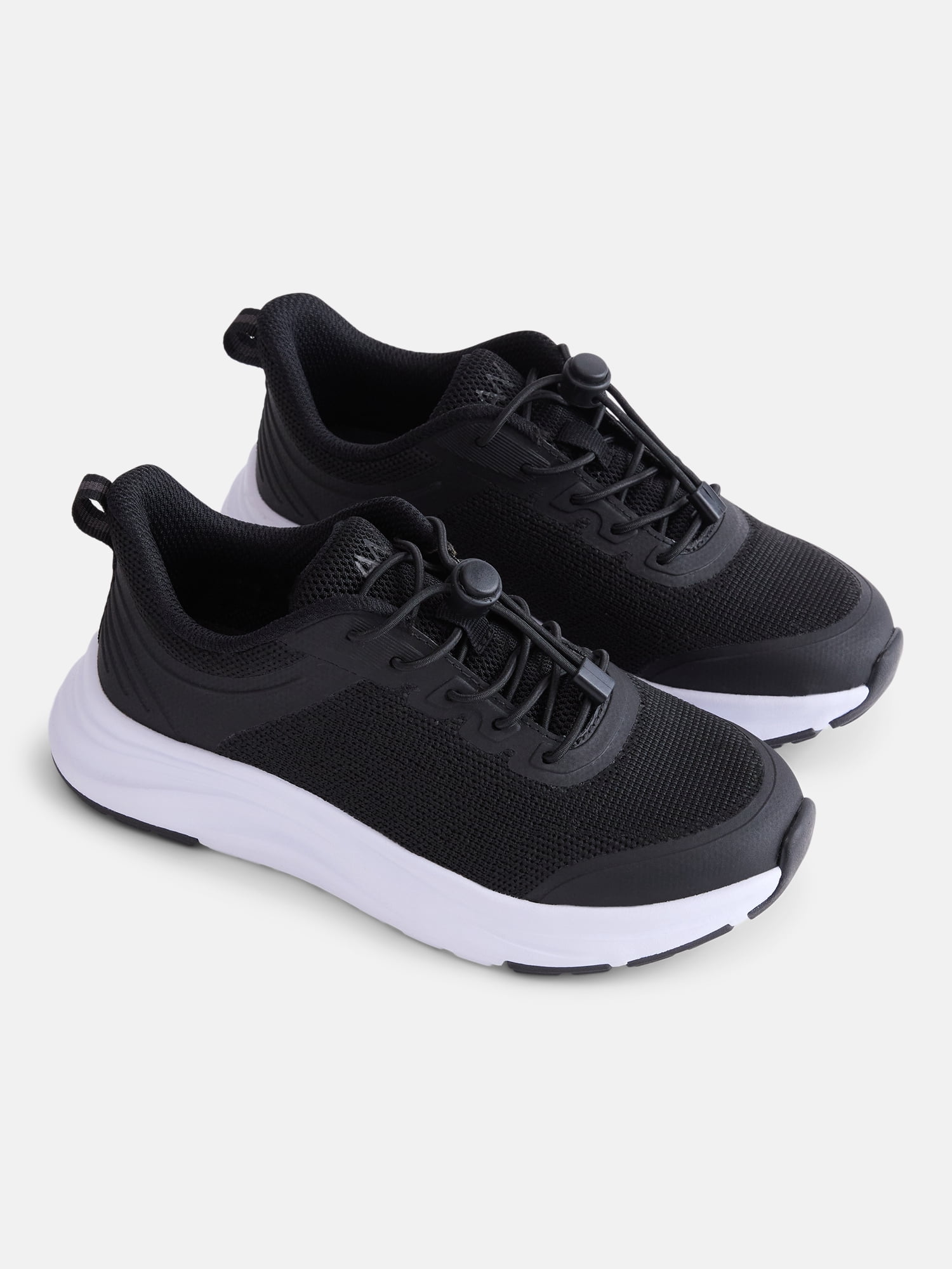 Athletic Works Little and Big Boys Bungee Knit Jogger Sneakers