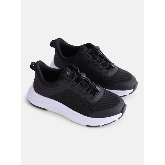 Athletic Works Little and Big Boys Bungee Knit Jogger Sneakers