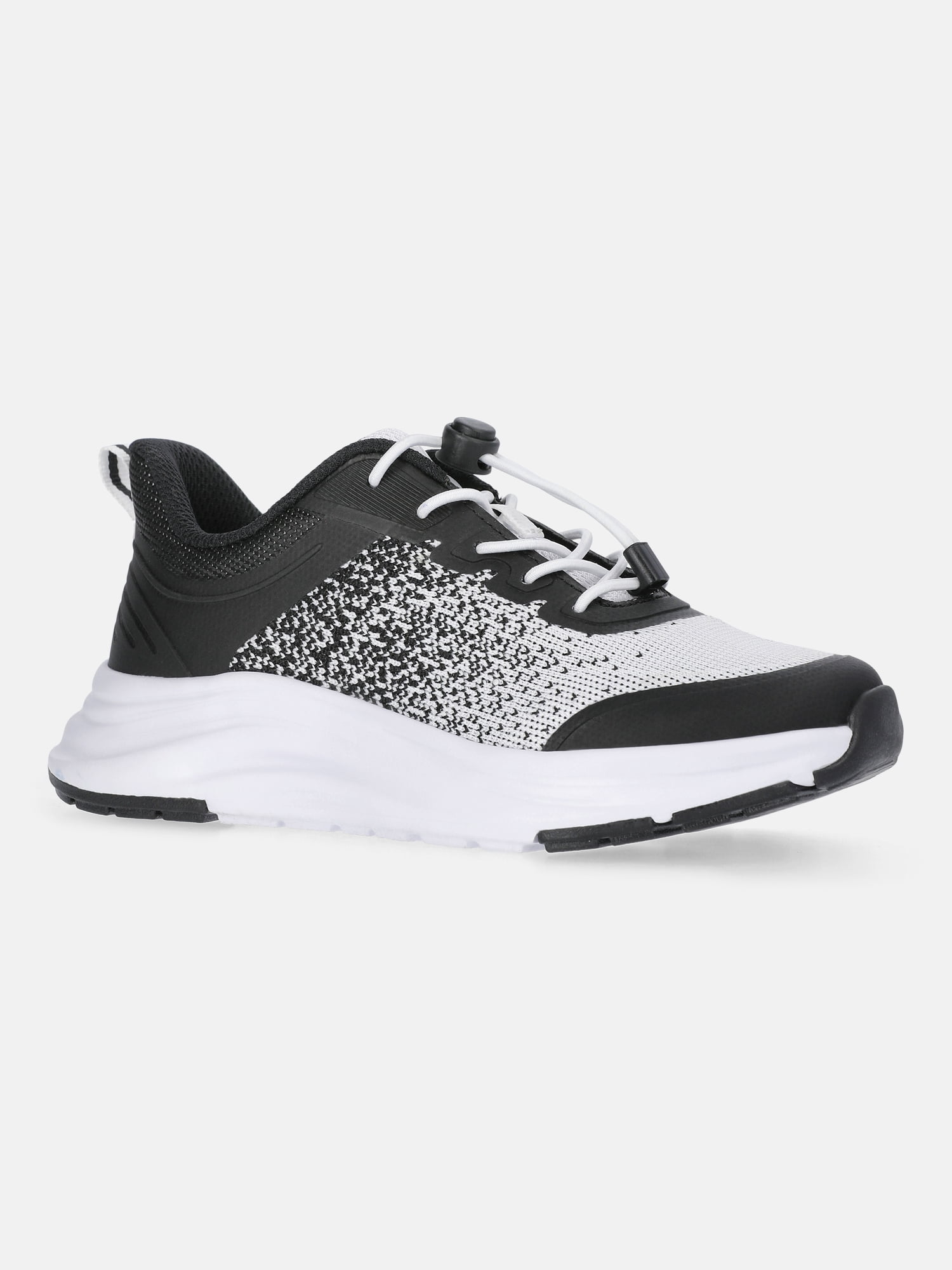 Athletic Works Little and Big Boys Bungee Knit Jogger Sneakers