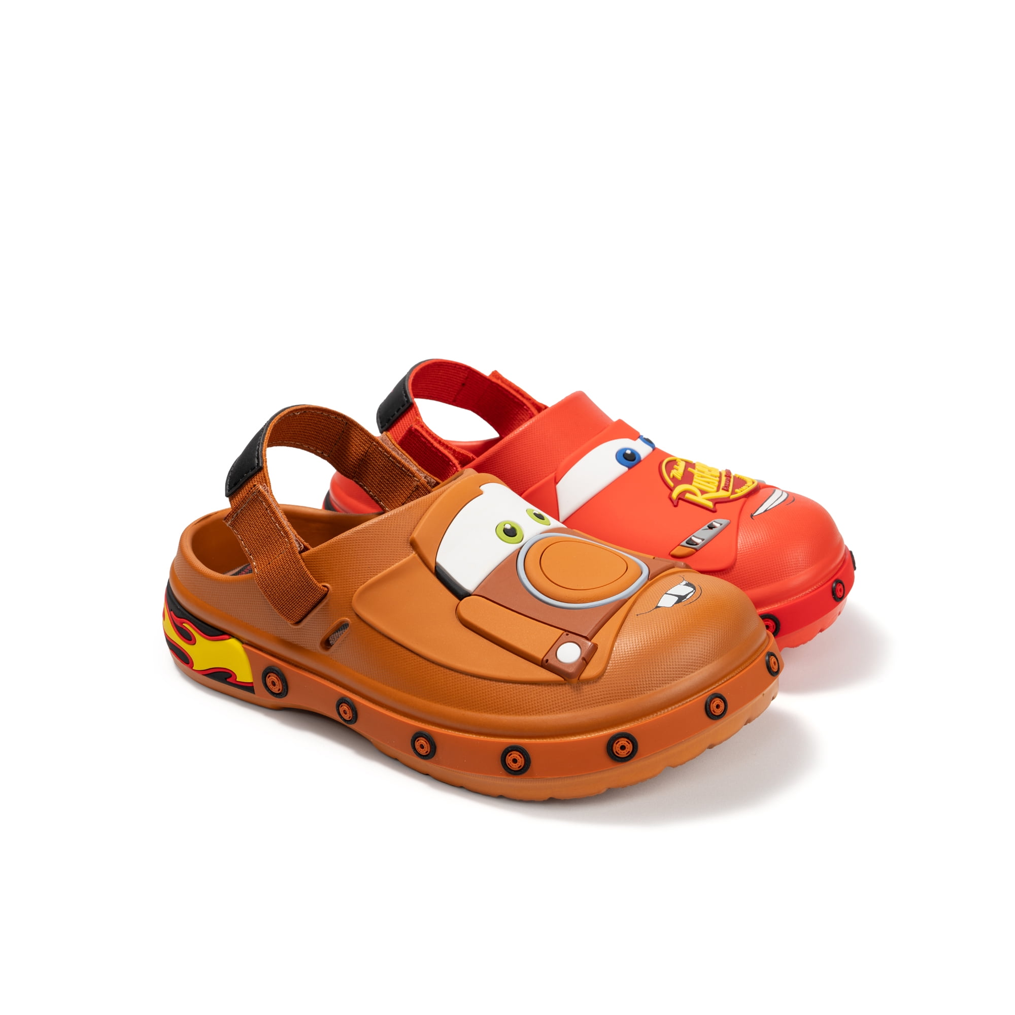 Cars Toddler & Little Boys Strap Up Clog