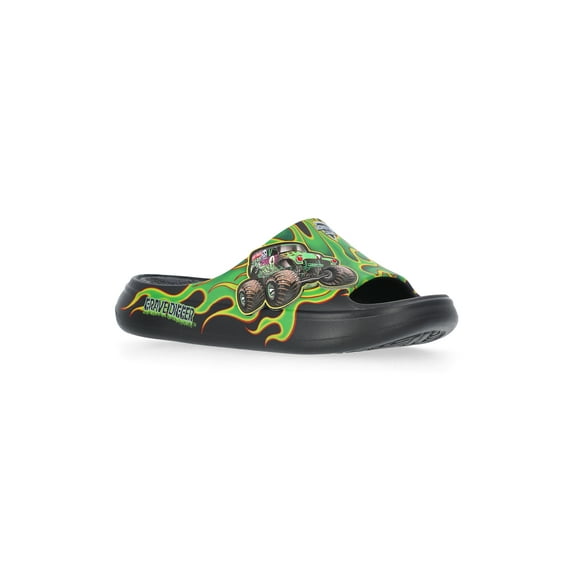 Monster Jam Little and Big Boys Slide Sandals