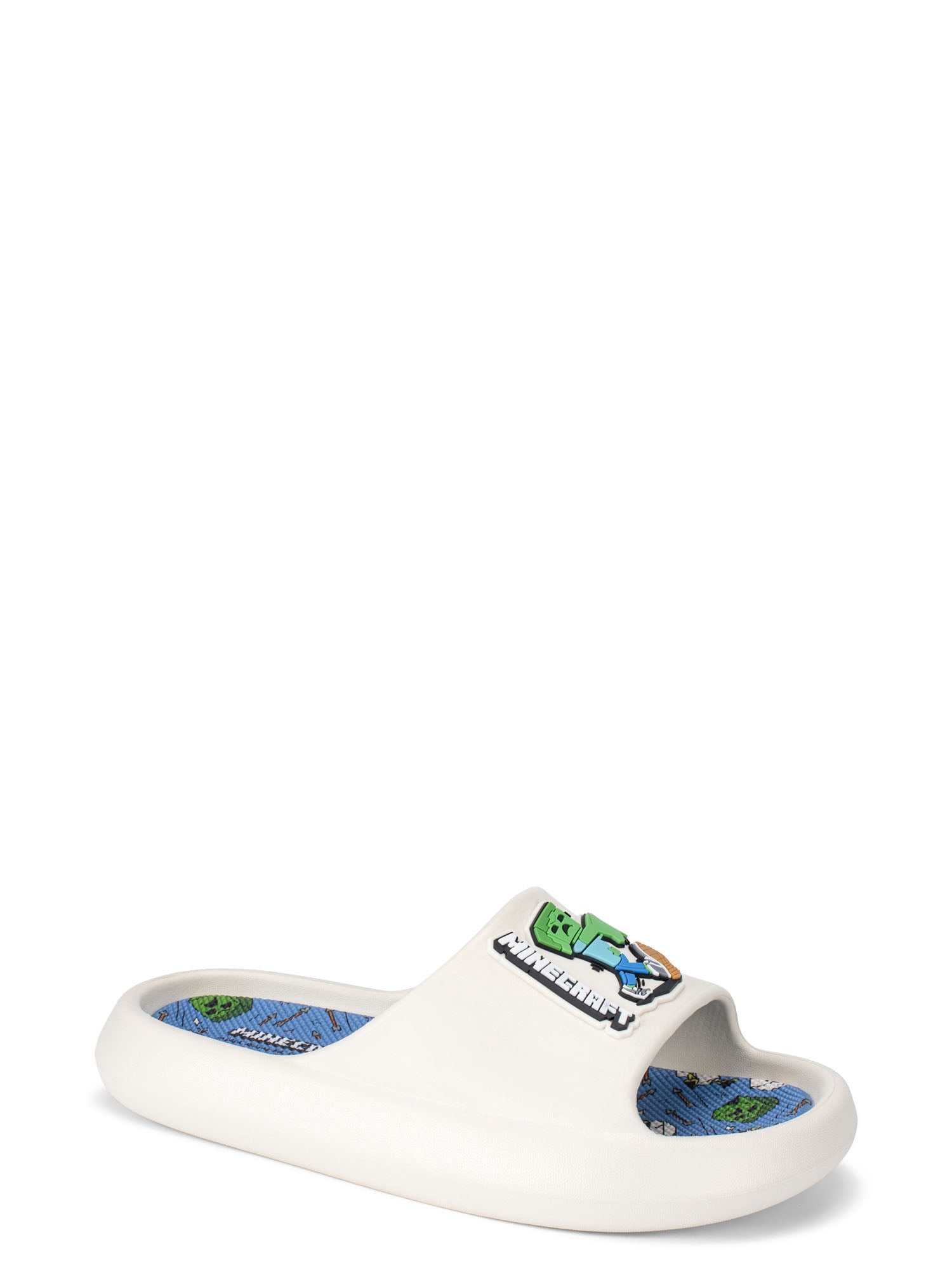 Minecraft Little & Big Boys Slide Sandals