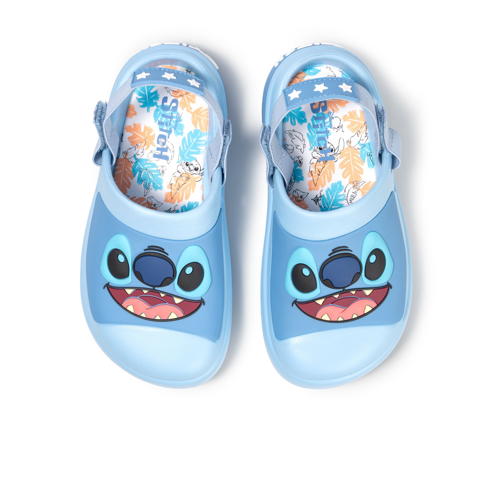 Stitch Toddler and Little Kid Adjustable Strap Clogs
