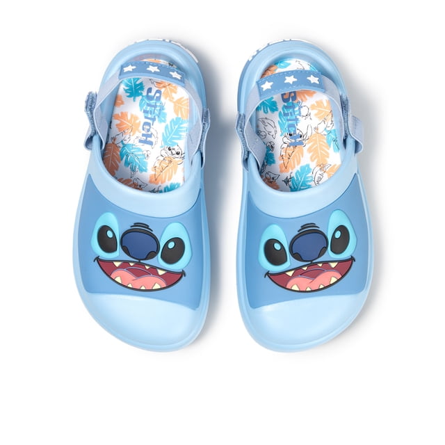 Stitch Toddler and Little Kid Adjustable Strap Clogs