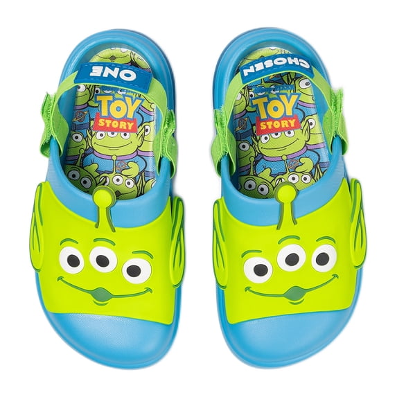 Toy Story Aliens Toddler and Little Kid Adjustable Strap Clogs