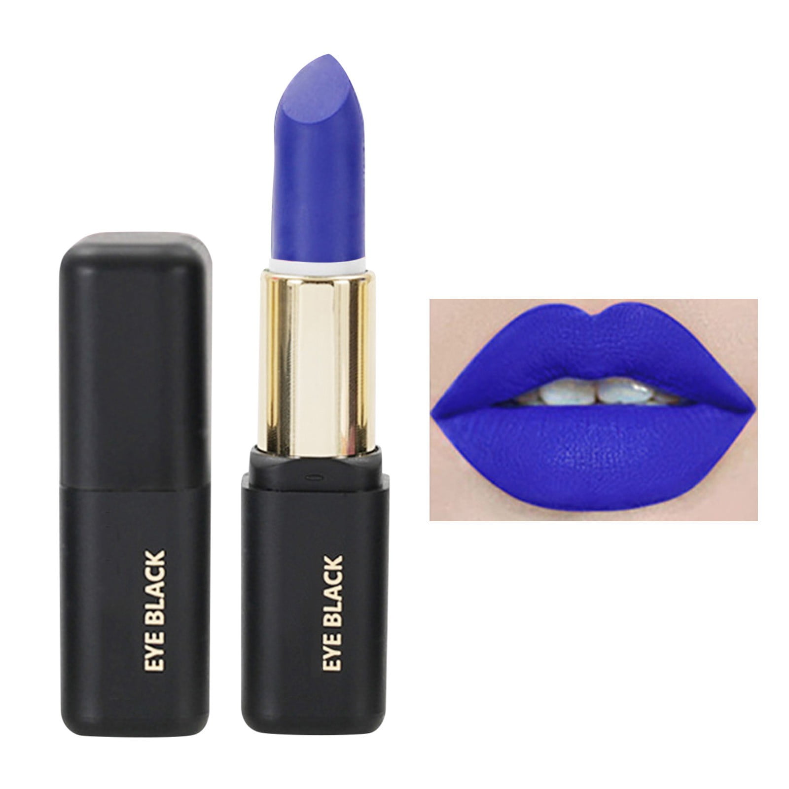 BYB Lipstick Dark Olive Green White Creative Vintage Hand Painted