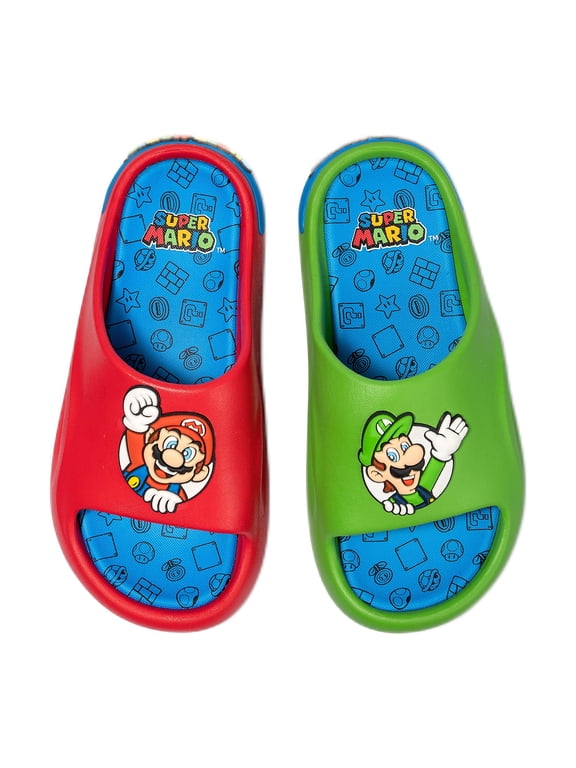 Mario Little & Big Boys Comfort Slide