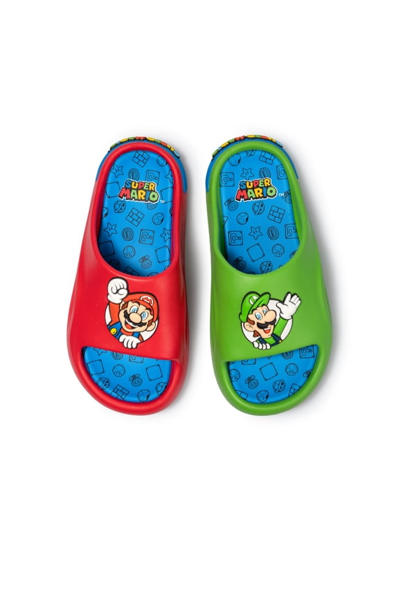 Mario Little & Big Boys Comfort Slide