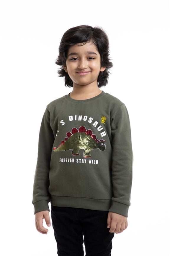 BYB Olive color sweat tee