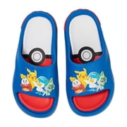Pokemon Little & Big Boys Comfort Slide Sandals