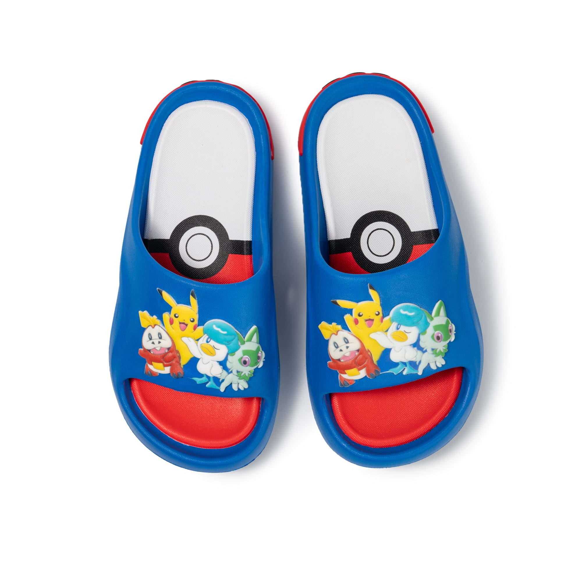 Pokemon Little & Big Boys Comfort Slide Sandals