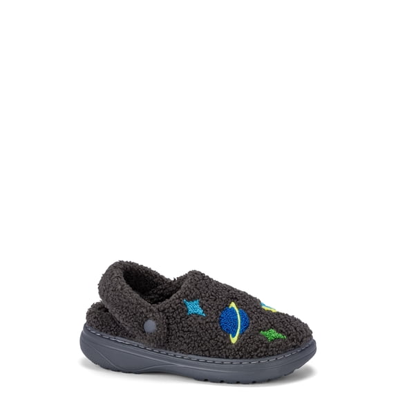 Rugged Shark Big & Little Boys Sherpa Cozy Clogs