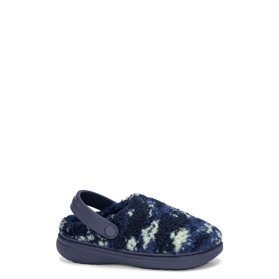 Rugged Shark Toddler & Big Boys Sherpa Fuzzy Clogs