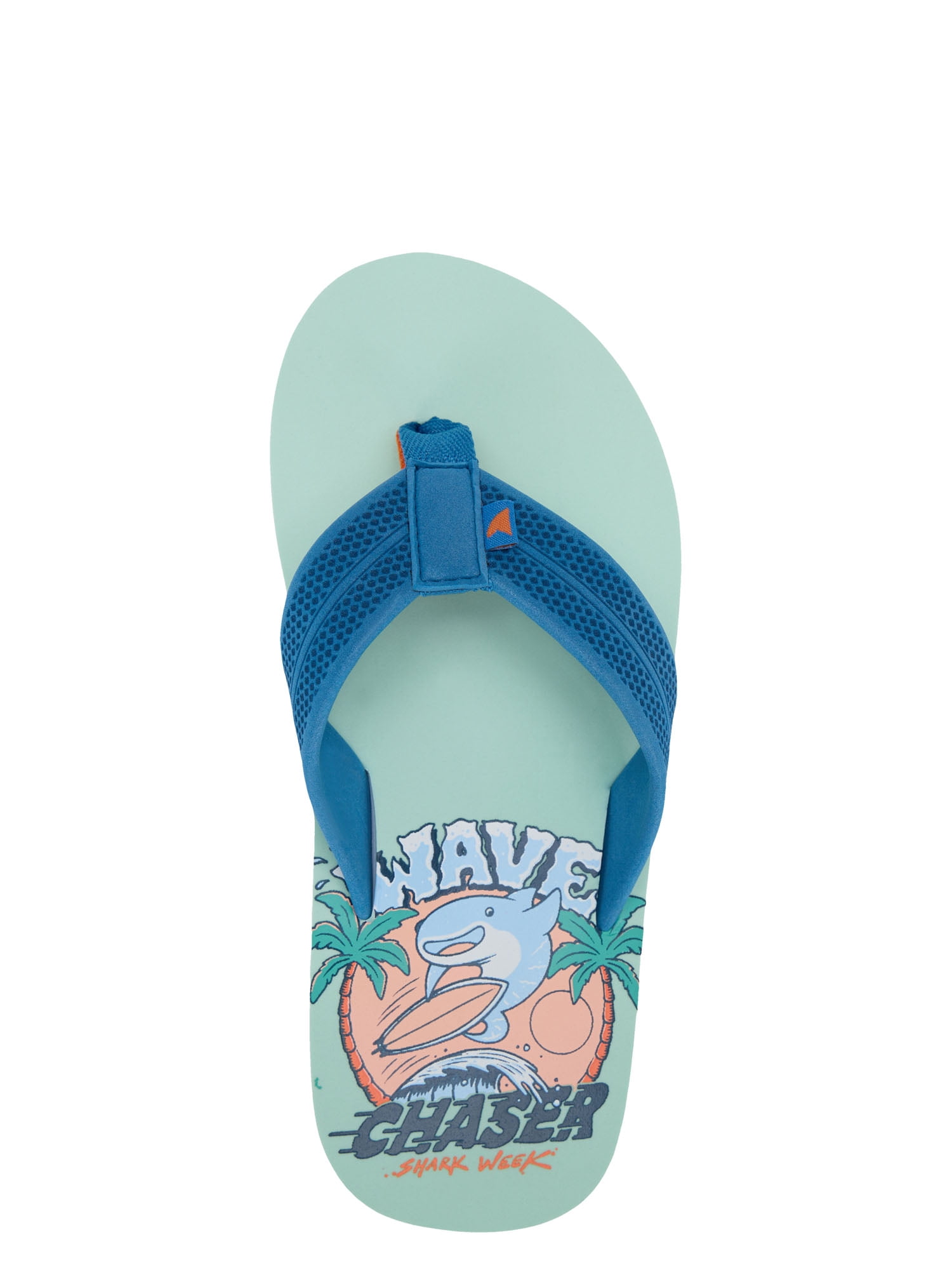 Rugged Shark Little & Big Boys Shark Week Eva Flip Flop