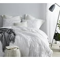 thumbnail image 1 of Byourbed Textured Waves Oversized Supersoft White Comforter Full Adult, Teen & Dorm, 1 of 2