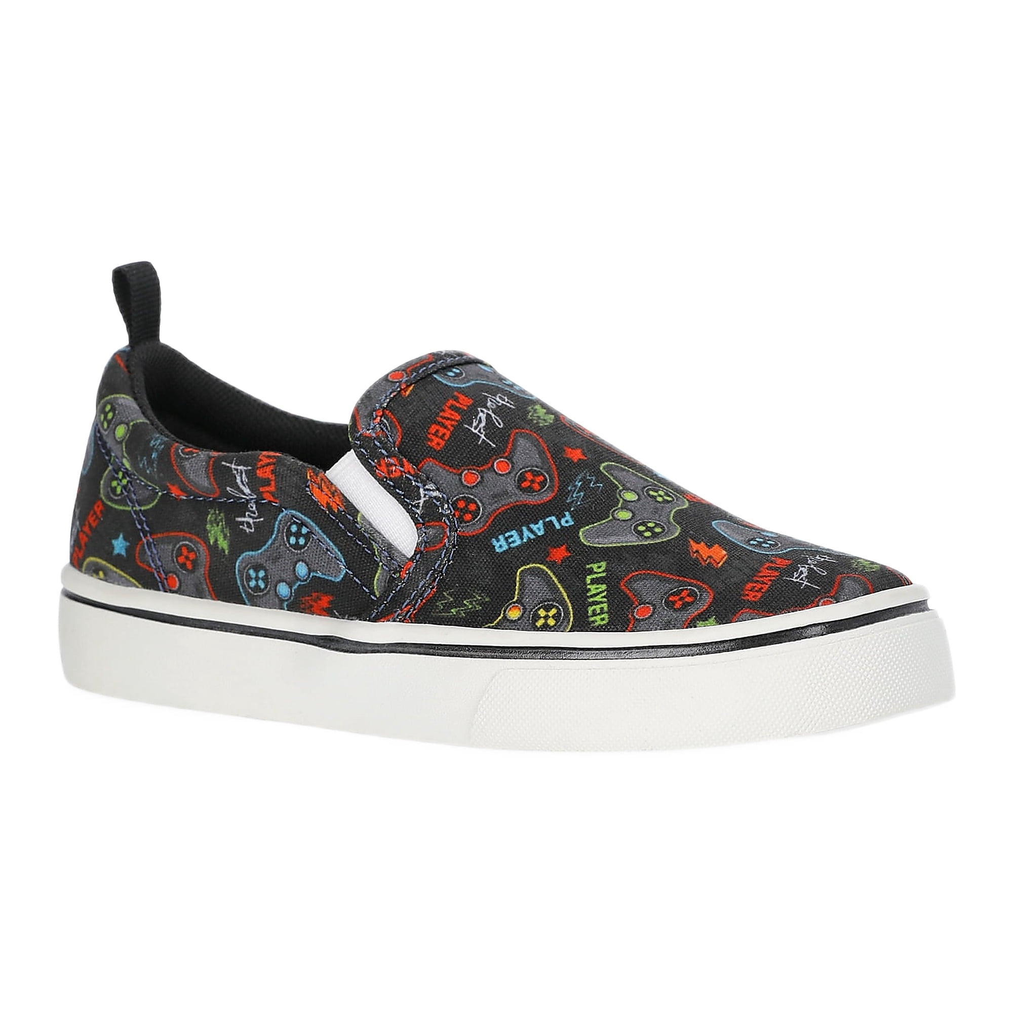 Wonder Nation Little and Big Boys Casual Slip On Sneakers