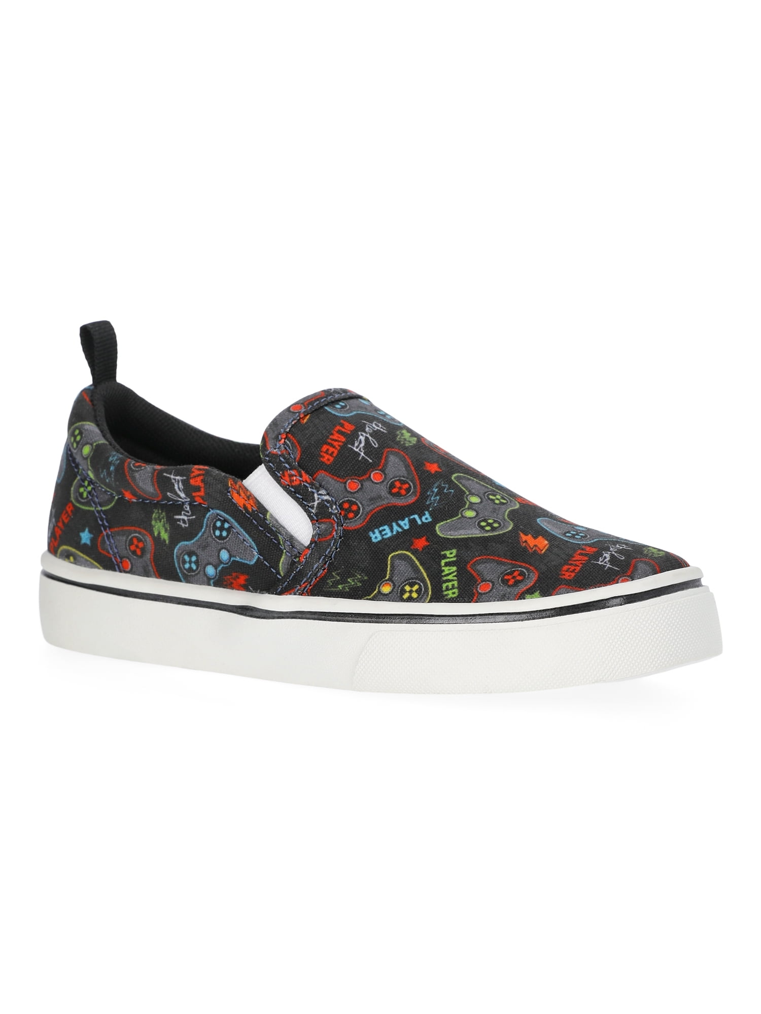 Wonder Nation Little and Big Boys Casual Slip On Sneakers