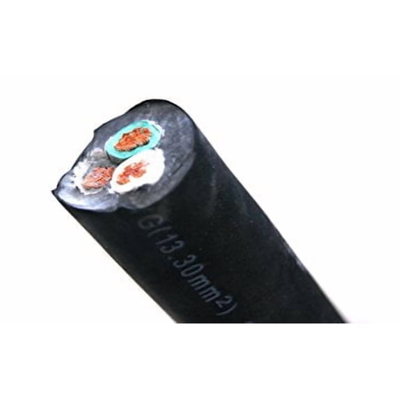BYBON 100-Feet 12/3 SOOW Rubber Flexible Extra Heavy Duty Portable Cord 600V,UL Listed, No fillers, Black