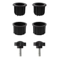 thumbnail image 1 of BYDOT 2 Pieces Umbrella Stand Base Screws with 4pcs Umbrella Base Support Hole Ring Plug Sleeve Parasol Pole Cap 1.5" & 1.9", 1 of 10