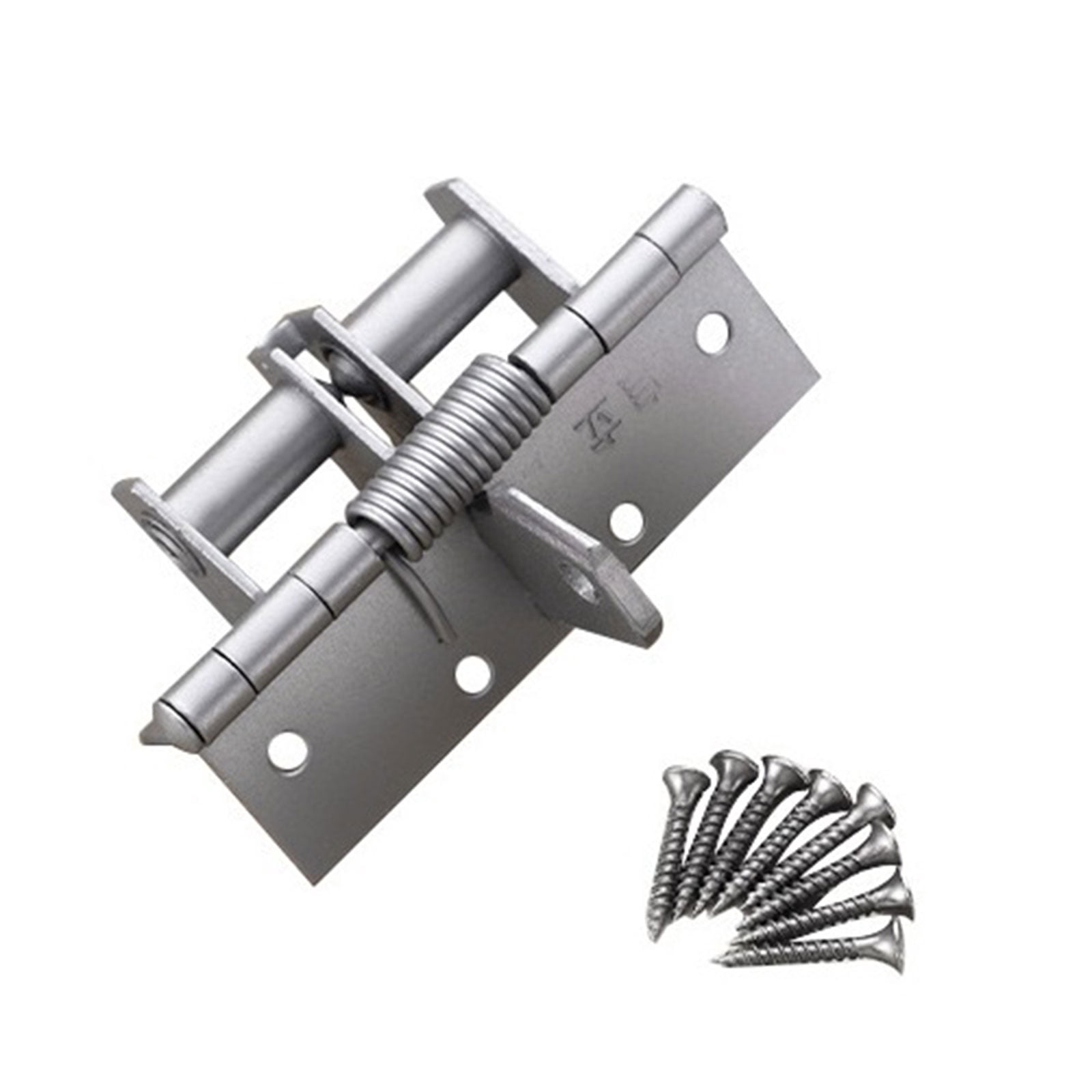 BYDOT Automatic Self-Closing Door Hinges Heavy Duty Spring Door Closer Bathroom Pantry Basement ...