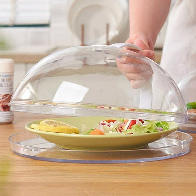 BYDOT Microwave Splatter Cover for Food Clear Like Microwave