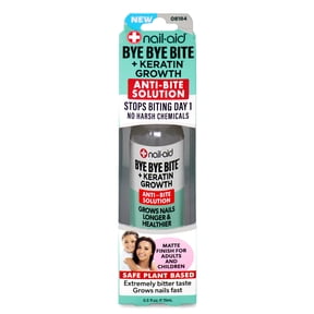 Nail-Aid - BYE BYE BITE + Keratin Growth - Anti-Bite Solution - Stops Biting Day 1 No Harsh Chemicals