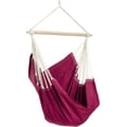 thumbnail image 1 of BYER OF MAINE Brazil Chair (Vino), Hammock Chair, Hanging Chair, Authentic Made in Brazil, Cotton/Polyester Mix, Use Indoors or Outdoors, Holds up to 240lbs, 1 of 11
