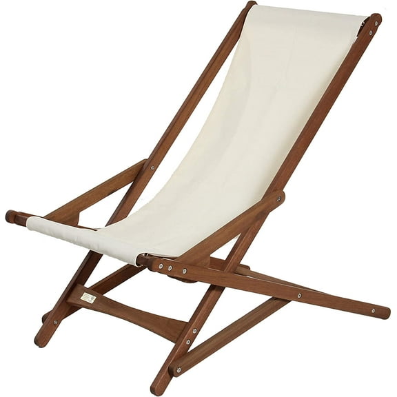 BYER OF MAINE, Pangean Glider Chair, Natural, Now Partially Assembled, Perfect for Camping, Matching Furniture 38" D X 25" W X 39" H