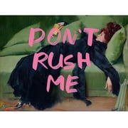 BYGFHLYW Diamond Art Kits for Adults, Dont Rush Me Vintage Woman 5D Full Round Drill DIY Diamond Painting, Funny Sarcastic Home Wall Decor, 11.8x15.8 Inch