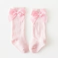 thumbnail image 1 of BYHONG Baby Kids Socks Stockings Girls Toddler Length Mid-Calf Knee-High Solid Sock Princess Baby Care Soft Ankle Sock Toddler Pink S, 1 of 4