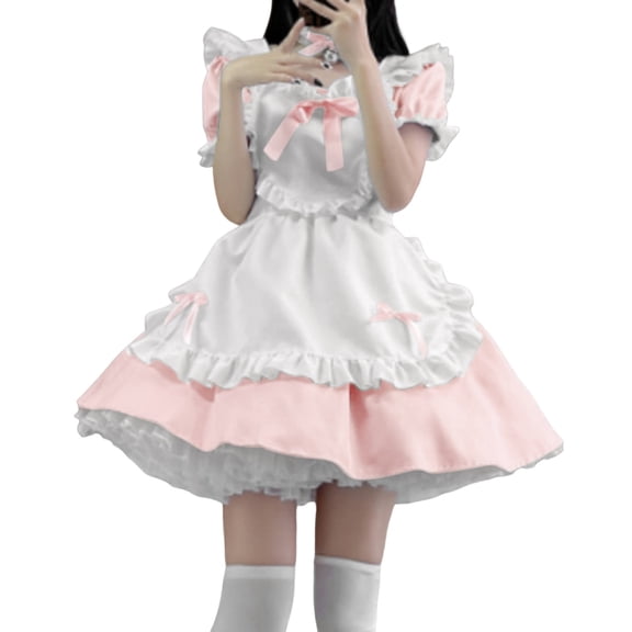 BYHONG Festival Body Stage Dress Oktoberfest Sculpting Women's Women's Dress Skirts for Women Pink L