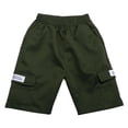 thumbnail image 1 of BYHONG Boys Cargo Shorts Youth Boy's Casual Loose Stretch Shorts Kids Outdoor Cargo Bottoms Green_002 150, 1 of 8