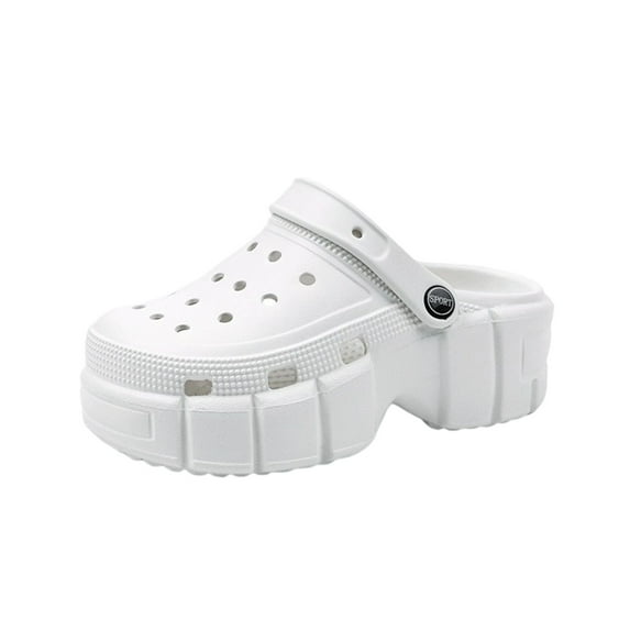 BYHONG Boys Sandals for Kids Lightweight Breathable Casual Outdoor Clogs Comfortable on Water Shoes for Toddler and Youth Affordable Kids’ Sandals All-Day Comfort White 12.5