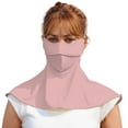 thumbnail image 1 of BYHONG Breathable Sun Protective Scarf for Women UPF 50+ Lightweight Neck Gaiter for Outdoor Activities Cycling Hiking Travel Summer Pink One Size, 1 of 4