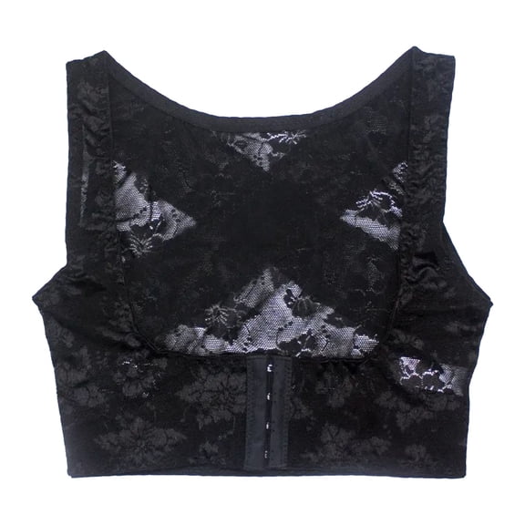 BYHONG Bust Lifting Push Up Bra Sizes S XL Extreme Push Up Corset Lace Black M