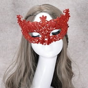 BYHONG Carnival Masquerade Mardi Gras Party Festival Party Red One Size