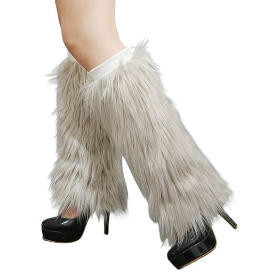 BYHONG Carnival Women's Leg Warmers Winter Leg Warmers Soft Women Extra Soft Legwarmer Warmer GY1 40CM