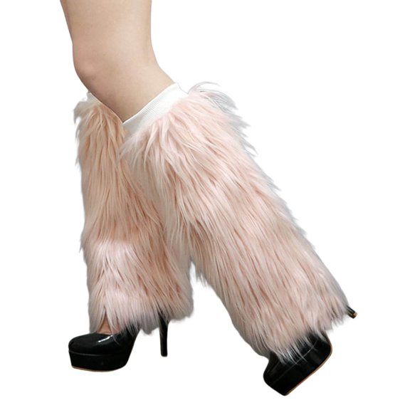 BYHONG Carnival Women's Leg Warmers Winter Leg Warmers Soft Women Extra Soft Legwarmer Warmer PK2 40CM