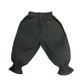 thumbnail image 1 of BYHONG Child Toddler Boys Girls Pants Casual Summer Holiday Solid Trousers Army Green 130, 1 of 5