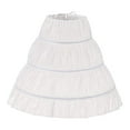 thumbnail image 1 of BYHONG Children 3 Hoops Petticoat Girls Petticoats Under 4 14 Years Girls Form Dress Skirts for Women WH1 One Size, 1 of 7