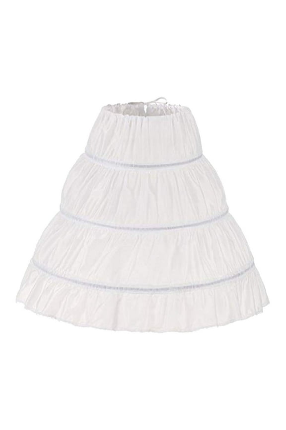 BYHONG Children 3 Petticoat Girls Petticoats Under 4 14 Years Girls Form Dress Skirts for Women WH1 One Size