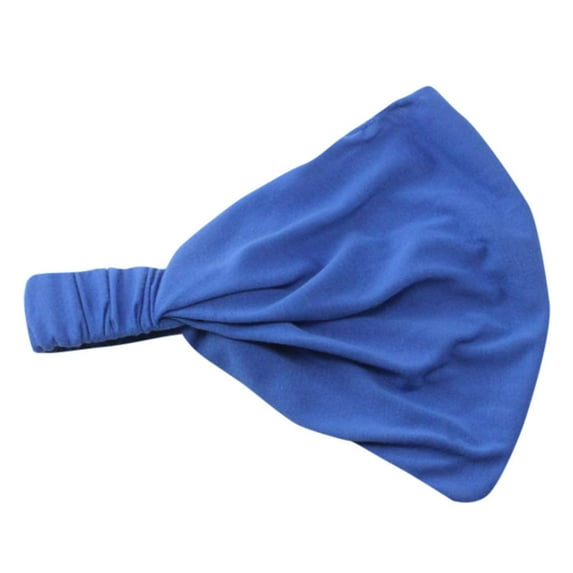 Bmisegm Comfortable Lightweight Japanese Bandana Headbands for Men and Women Silk Hair Scarf Blue One Size